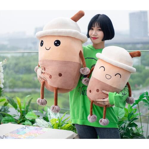 Cartoon beer milk tea kawaii plush toy pillow soft baby room toys brinquedos home decor girlfriend child birthday holiday gift