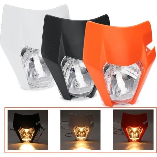 New Universal Motorcycle headlight Headlamp 35W Enduro Head Light For KTM EXC XCF SXF SMR Dirt Bike 2017-2018 Dirt Bike Lamp