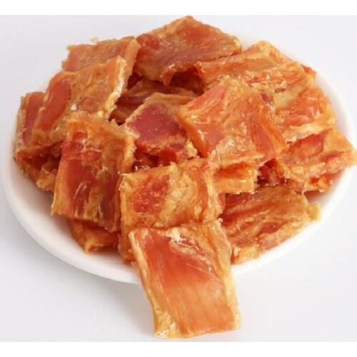 New Arrival Dog snacks Fresh Chicken Fillet jerky small medium large Dogs Food Training reward snacks clean teeth