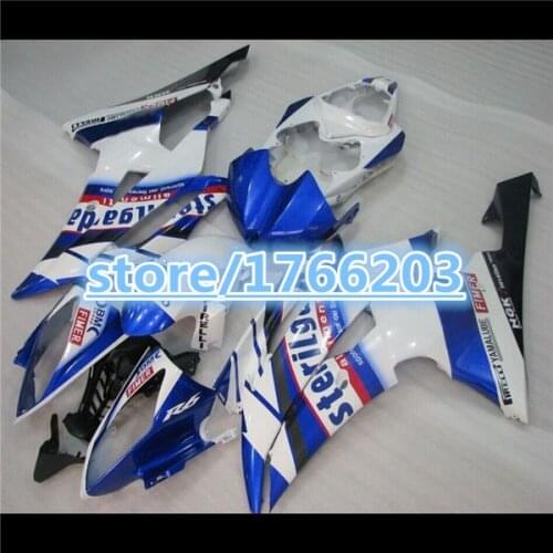 Fairing For YZF-R6 YZF R6 2008 2009 2010 2011 08-11 Blue White + gift BBF