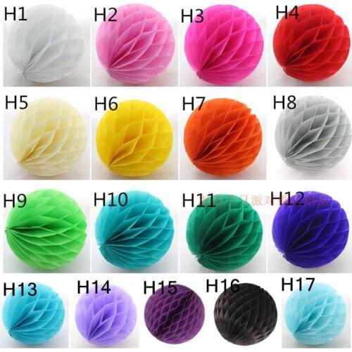 Wholesale 10pcs Multi Color 4inch(10cm)Wedding Table Party Honeycomb Balls Paper Lanterns For Garland Party Birthday Decorations