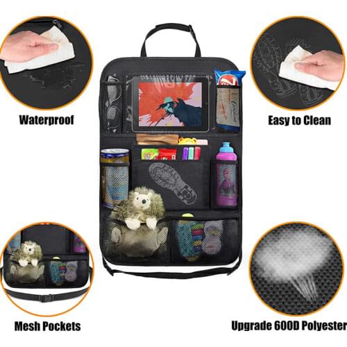 Car Seat Back Organizer Protector Cover for Children Anti-Mud Auto Seat Cover Cushion Anti-Kick Mat Universal Car Accessories