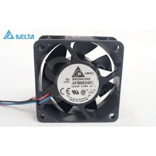 For delta AFB0624EH 6cm 6025 60mm DC 24V 0.24A inverter server axial cooler blower cooling fans