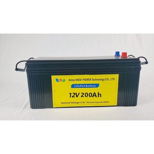 Rechargeable Deep Cycle 12V 200AH Lifepo4 Lithium Ion Battery Solar 12 Volt