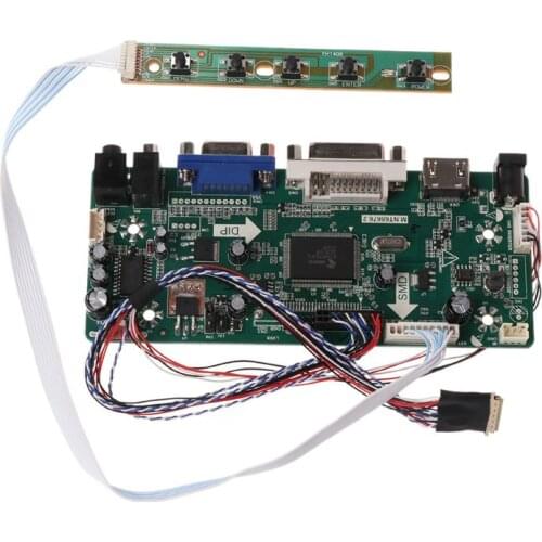 Controller Board LCD DVI VGA Audio PC Module Driver HDMI-compatible DIY Kit 15.6" Display B156XW02 1366X768 1ch 6/8-bit 40 Pin P