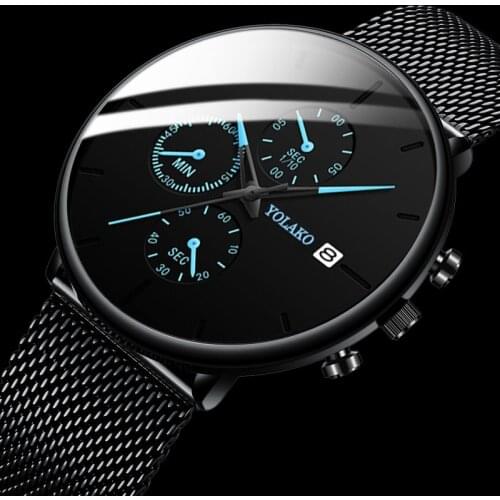 PLUOYO Mens Quartz Watch