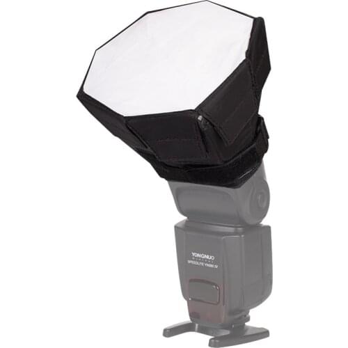 Prata Refletor Difusor Flash Softbox Profissional Mini Foto Difusor Suave Caixa De Luz para for Canon Nikon Sony Camera