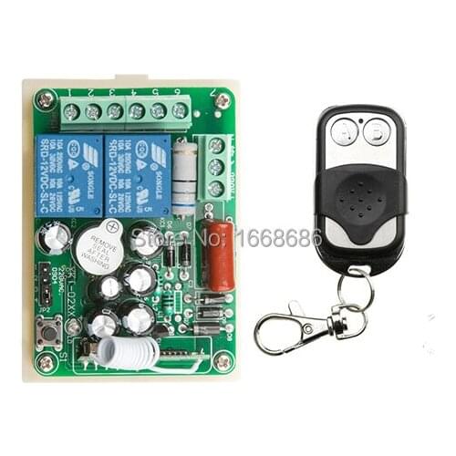 NEW AC220V 1CH 10A Radio Controller RF Wireless Push Remote Control Switch 315 MHZ 433 MHZ teleswitch 1 Transmitter +1 Receiver