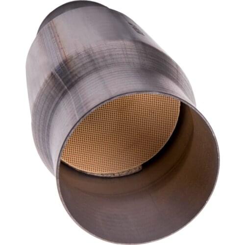 1PCS 3" Universal Catalytic Converter High Flow Stainless Steel