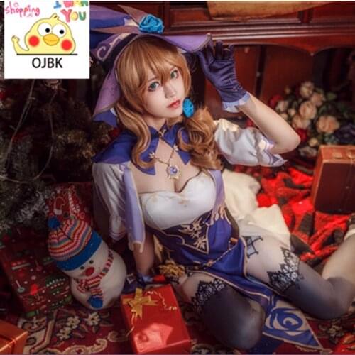 GENSHIN IMPACT LISA Cos Costume Mond Librarian LISA Magician Cosplay Costume Female, Complete Accessories