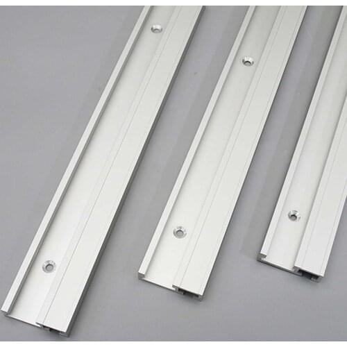 1Pc Aluminum Alloy 45 Type Woodworking T-slot T-track Miter Track Jig Fixture Slot For Table Saw Router Table Woodworking Tool