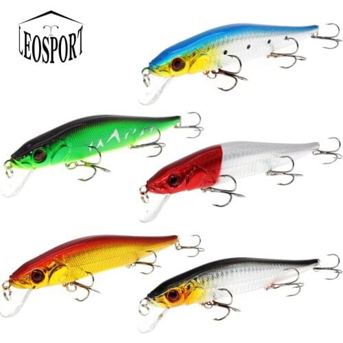 LEOSPORT 23g 14cm 1pcs hard bait winter fishing lure minnow ice sea fishing tackle fishing kit jig wobbler lure jerk bait
