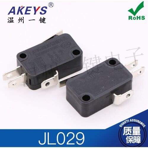 10pcs JL-029 Limit micro switch 3-foot micro-movement KW11 Press the tact switch