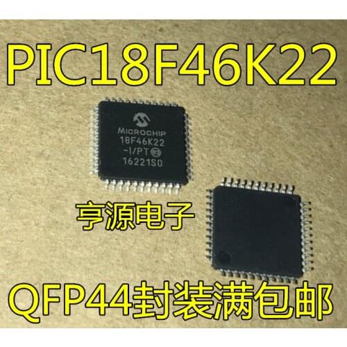 100% New&original PIC18F46K22 PIC18F46K22-I/PT QFP44 MCU