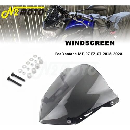 2020 Front Windshield For Yamaha MT-07 FZ-07 Air Deflector Windscreen Wind Screen Protection Fairing For MT07 FZ07 2018 2019