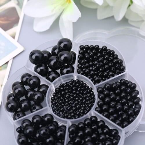 2021 New 612 Pcs 3-12mm Black Plastic Crafts Safety Eyes for Teddy Bear Soft Dolls Toy