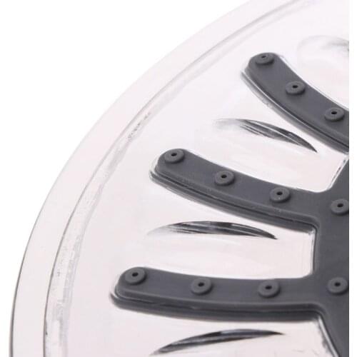 8" Bathroom 7 Colors Automatic LED Light Changing Round Top Shower Head Bath Rainfall P15D