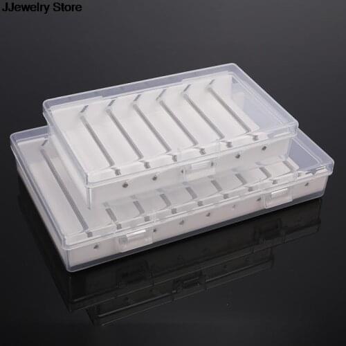 Acrylic Box Charm Beads Bracelet Ring Holder Jewellery Organizer JewelryTray Diy Finding Display Stand Storage Case Rack
