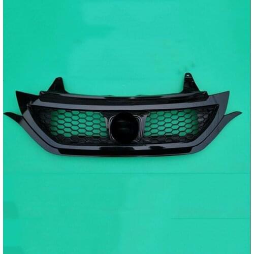 Black Honeycomb Front Bumper Center Middle Grille Grill Refit For Honda CRV CR-V 2012 2013 2014