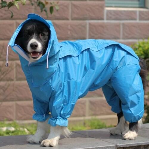 S-5XL Pets Small Dog Raincoats Reflective Small Large Dogs Rain Coat Waterproof Jacket Fashion Outdoor Breathable Puppy Clothes