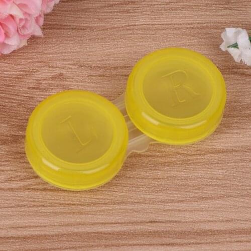 Lens Box Mini Random Plastic Soaking Portable Travel Contact Storage Case Holder Beauty Pupil Glass Box
