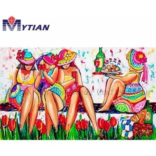 New Diy Diamond Painting Beautiful Fashion Woman Mosaic Diamond Embroidery Cross Stitch Kits Home Decoration Handicrafts Gift