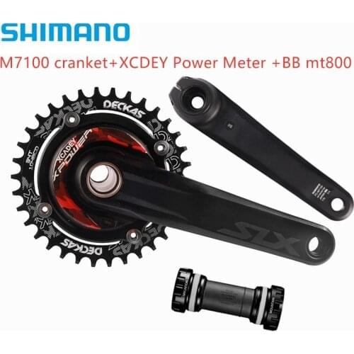 NEW Model Shimano SLX M7100 M8100 XCADEY XPOWER 104bcd Power Meter Deckas 104bcd chainring For M7100 M8100 M9100