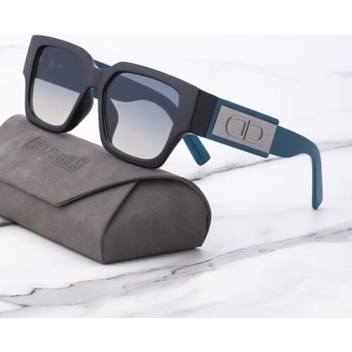 2021 new luxury fashion womens Square Sunglasses trend modern brand design retro large frame sunglasses mens UV400