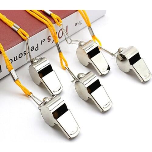 Referee Metal whistle basketball football Hockey Volleyball Track game cheering stainless steel Outdoor Sports whistle свистеть