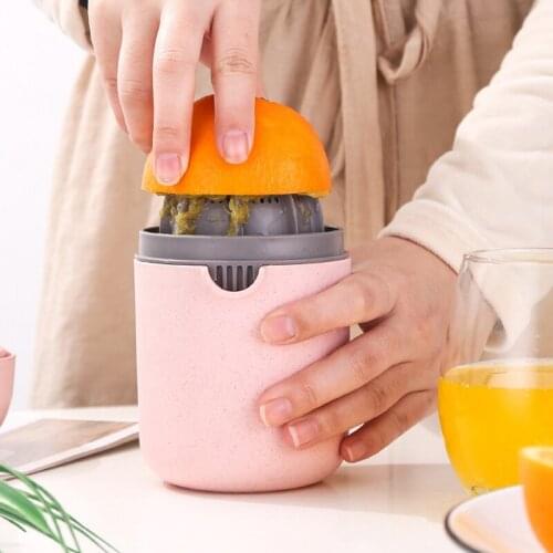 Manual Lemon Juicer Portable Wheat Straw Grapefruit Squeezer Watermelon Citrus Squeezers Fruit Mixer Machine Kitchen Accessories