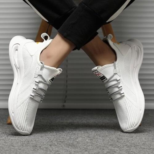 Mesh Black White Shoes Men Casual Sport Shoes Male Cheap Fashion Sneakers Streetwear Boys Breathable Shoes Zapatillas De Runing