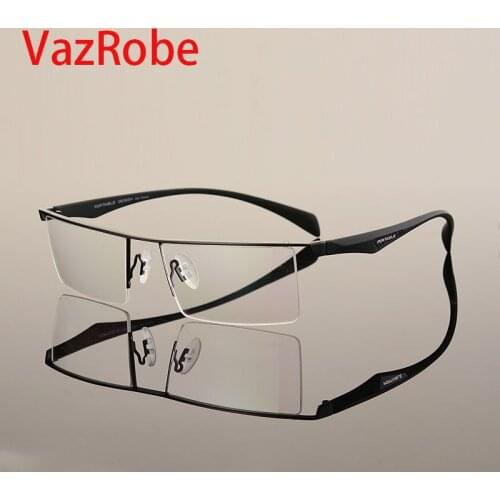 Vazrobe Oversized Myopia Glasses Male -50 -125 -150 Anti Reflection Eyeglasses Frames Men Brand Spectacles with Optical Lens