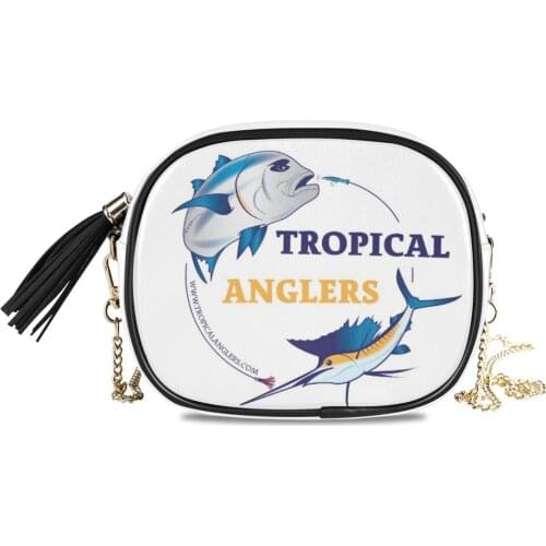 New Fashion Female Shoulder Bag Lady Chain handbag women tropical anglers messenger bags crossbody bag white bolsas femininas