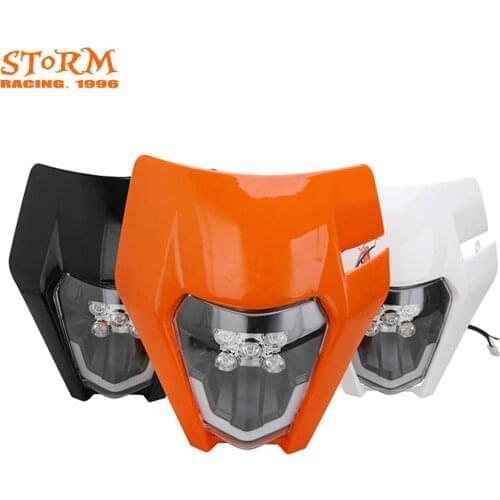 Motorcycle LED Headlight Headlamp Head Lamp Head Light For KTM EXC EXCF EXC-F SX SXF XC XCF XCW XCFW 125 150 250 300 350 450-530