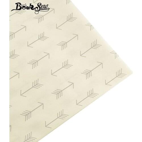 Booksew Printed Arrow 100% Cotton Twill Fabric Meter Cloth DIY Handmade Dress Bedsheet Quilts Patchwork Cushion Home Tela Tissu