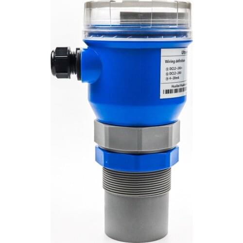 Ultrasonic Level Transmitter Liquid Oil Fuel Measuring 4-20mA Output Water Tank Level Indicator Ultrasonic Level Sensor Meter