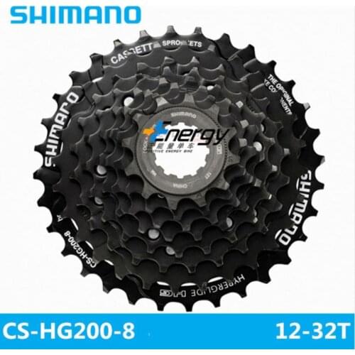 SHIMANO CS-HG200-8 MTB mountain bike K7 bicycle 8S card flywheel 8 speed cassette 12-32T bicycle parts 8s / 24s