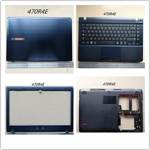 Topcase Palmrest Upper Cover For Samsung NP470R4E 470R4E Bottom Cover Lower Case Base Cover Carcass