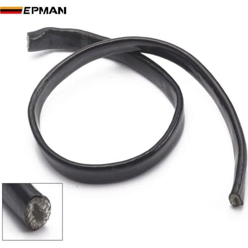 High Temp Heat 1m 3.3ft Fire Sleeve Braid Flame Heat Shield 1/4X1M ID:6mm Fit AN4 Oil Fuel Line Hose EP-FHGAN4