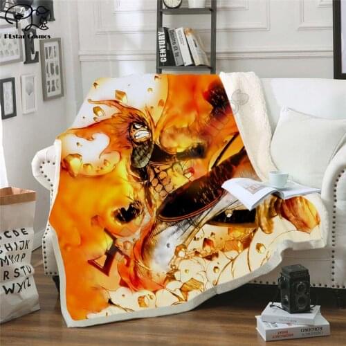 Fairy Tail funny cartoon Hooded Blanket 3D full printed Wearable Blanket Adults/Child Fleece Blanket style-2