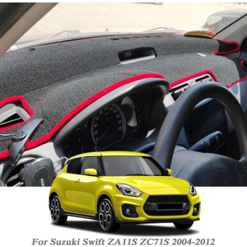 Car Styling Dashboard Protective Mat Shade Cushion Pad Rose Carpet For Suzuki Swift ZA11S ZC71S 2004-2012 Internal Accessory