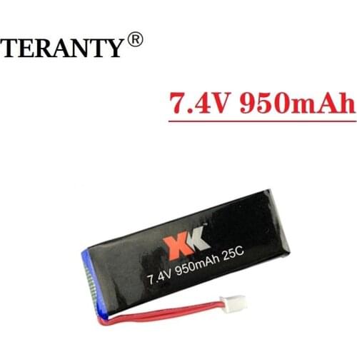 1PCS 7.4V 950mAh 25C Lipo Battery For WLtoys XK X251 RC Quadcopter Helicopter Spare Parts for 7.4v Rechargeable battery
