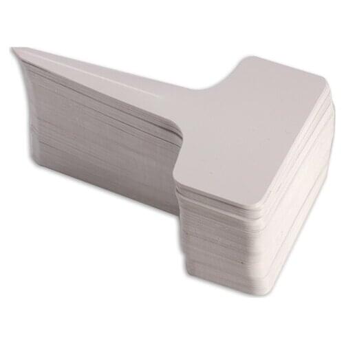 100Pcs Plastic Potted Plants Labels Mark T-type Plant Tag Reusable Flower Nursery Labels Mark Tags Gardening Sign Garden Supplie