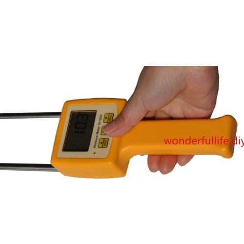 3 Pcs/Lot Corn wheat rice bean wheat flour tester 4 Digital LCD Grain moisture meter range 5-35% hygrometer