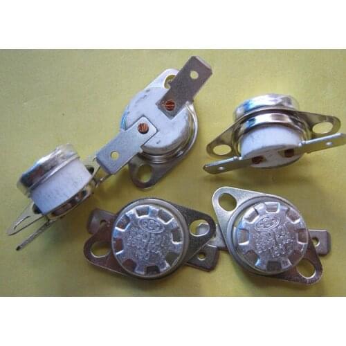5pcs/Ceramics Temperature control switch KSD301 280 degree Normally closed 10A/250V Thermostat Temperature switch