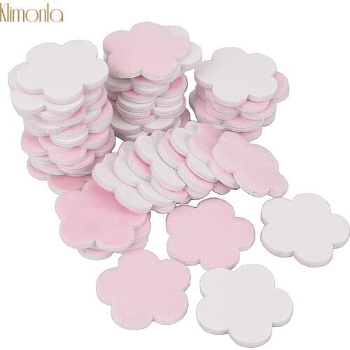 50Pcs Pink Nail File Nail Buffer 240 Sanding Buffer Block Flower Double-sided Flocking Cloth Wholesale Nail Tools