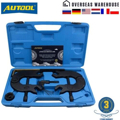 AUTOOL 6pcs Camshaft Alignment Cam Shaft Timing Belt Tool Kit for Audi A4 A6 with 3.0 V6 AVK Engines VW Polo Diese Audi 100 C4