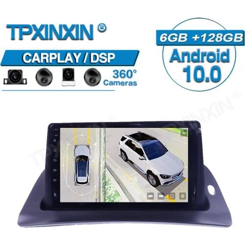 For Renault Kangoo 2015+ 360 HD Auto Surround View Camera Car Multimedia Player Radio GPS Navigtion Tape Recorder Android 10 DSP