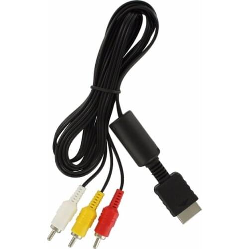 BUKIM for ps2 AV Cable RCA Video Cable for Sony Play Station 1 2 3 for PSX /PS1 /PS2 /PS3