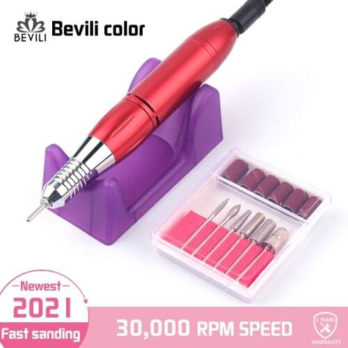 30000RPM Electric Nail Drill Machine Manicure Nail Gel Polisher Nail File Manicure Drill Set Profession Nail Tool for Nail Salon